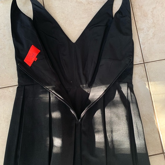 Z Spoke by Zac Posen Black Skater Sunburst Seam Cocktail Dress. Size 12. EUC - Picture 11 of 13